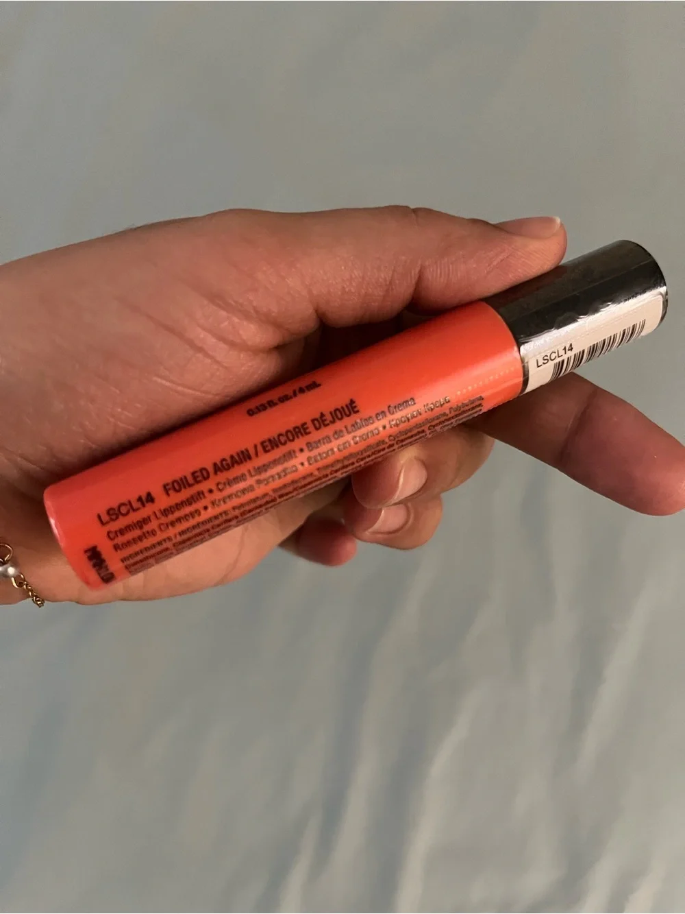 NYX Liquid Suede Cream Lipstick - Bright Tangerine